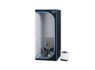 Full Size Portable Black Steam Sauna tent‚ÄìPersonal Home Spa, with Steam Generator, Remote Control, Foldable Chair, Timer and PVC Pipe Connector Easy